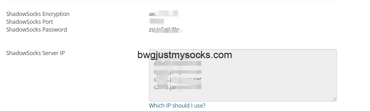 Just My Socks配置